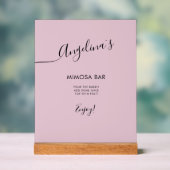 Vrijgezellenfeest acryl teken acryl bord (Neutraal)