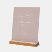 Vrijgezellenfeest acryl teken bord (Hoek)