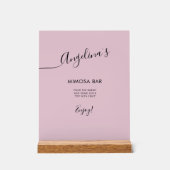 Vrijgezellenfeest acryl teken bord (Voorkant)