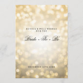 Vrijgezellenfeest Advice Kaarten Gold Glitter Ligh (Achterkant)