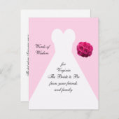 Vrijgezellenfeest Advice Post Kaarten - Bridal Gow (Voorkant / Achterkant)