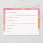 Vrijgezellenfeest advies Blush roze koraal Waterve (Achterkant)