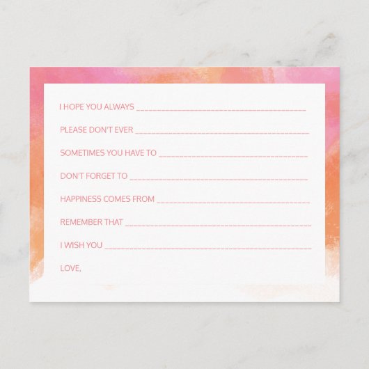 Vrijgezellenfeest advies Blush roze koraal Waterve (Achterkant)