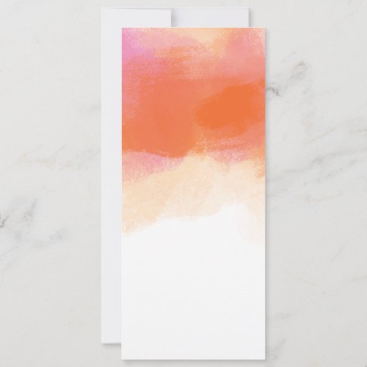 vrijgezellenfeest advies Blush roze koraal Waterve Kaart (Achterkant)