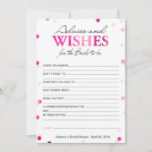 Vrijgezellenfeest Advies en Wensen | magenta Confe Kaart (Voorkant)