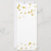 Vrijgezellenfeest Advies Kaarten Faux Gold Foil Gl (Achterkant)