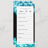 Vrijgezellenfeest advies Turquoise mousserende lic (Voorkant / Achterkant)