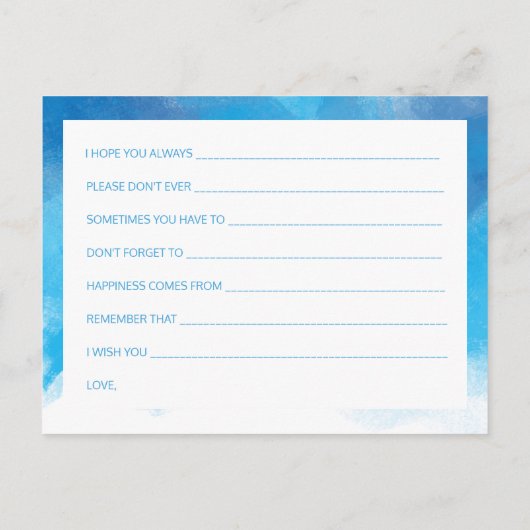 Vrijgezellenfeest Advies zomerbruiloft Blauwe wate (Achterkant)