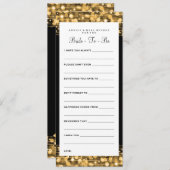 Vrijgezellenfeest Adviezen Kaarten partij Sparkles (Voorkant / Achterkant)