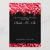 Vrijgezellenfeest Adviezenkaarten Rood licht Advieskaart (Achterkant)