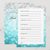 vrijgezellenfeest Adviseur beach ombre glitter lam Kaart (Voorkant / Achterkant)