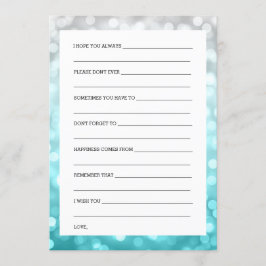 vrijgezellenfeest Adviseur beach ombre glitter lam Kaart