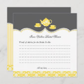 Vrijgezellenfeest-adviseur Kaart (Voorkant / Achterkant)