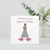 "Vrijgezellenfeest" African-Amer Bride [2] met Dar Kaart (Staand voorkant)