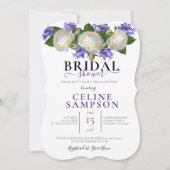 Vrijgezellenfeest Agenda & White Floral Kaart (Voorkant)