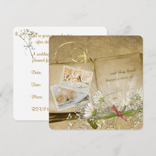 Vrijgezellenfeest  Album Kaart (Voorkant / Achterkant)