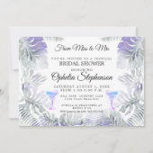 Vrijgezellenfeest Amethyst Tropische Bladerige Wat Kaart (Voorkant)