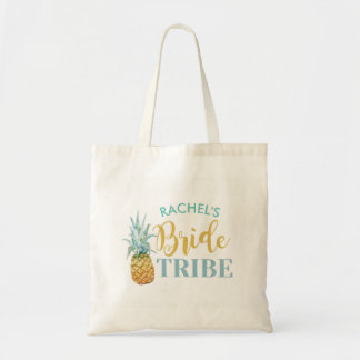 Vrijgezellenfeest Ananas Bride Canvas tas Cadeauob