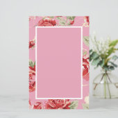 Vrijgezellenfeest annou, roodroos floral classic p (Staand voorkant)