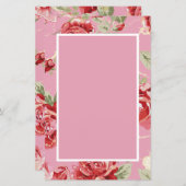 Vrijgezellenfeest annou, roodroos floral classic p (Voorkant / Achterkant)