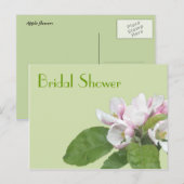 vrijgezellenfeest appelbloesem briefkaart (Voorkant / Achterkant)