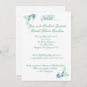 Vrijgezellenfeest, Aqua Waterverf Kaart (Voorkant / Achterkant)