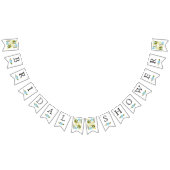 Vrijgezellenfeest Aqua, Yellow Flowers Wedding Blo Vlaggetjes (Alle)