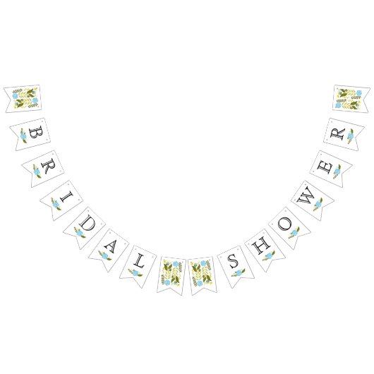 Vrijgezellenfeest Aqua, Yellow Flowers Wedding Blo Vlaggetjes (Alle)