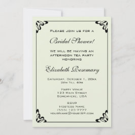  Vrijgezellenfeest Art Nouveau Irissen Flowers Kaart