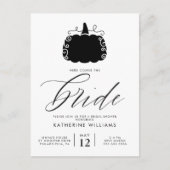 VRIJGEZELLENFEEST | Autumn Pumpkin-Briefkaart Briefkaart (Voorkant)