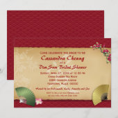 Vrijgezellenfeest Aziatische ventilatoren Kaart (Voorkant / Achterkant)