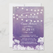 Vrijgezellenfeest Baby's Waterverf Paars Kaart (Voorkant)