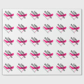 Vrijgezellenfeest bachelorette cadeaupapier (Vlak)