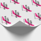 Vrijgezellenfeest bachelorette cadeaupapier (Hoek)