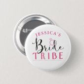 vrijgezellenfeest badges Bachelorette Bride Tribe  Ronde Button 5,7 Cm (Voorkant /achterkant)
