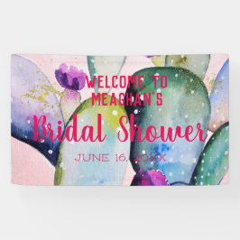 Vrijgezellenfeest banner | Bohemisch Glam Cactus F