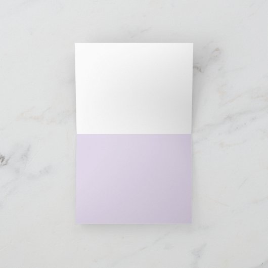 Vrijgezellenfeest bedankkaart | Paars (Binnen)