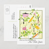 Vrijgezellenfeest Bedankt Post Kaart (Voorkant / Achterkant)