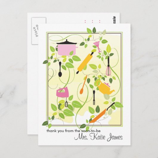 Vrijgezellenfeest Bedankt Post Kaart (Voorkant / Achterkant)