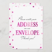 Vrijgezellenfeest Bedankt Retour Adresteken (Voorkant / Achterkant)