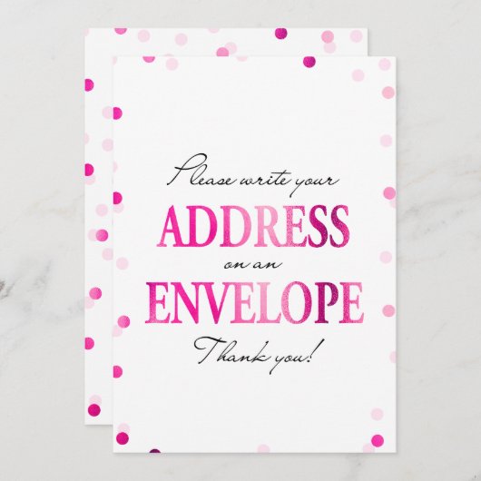 Vrijgezellenfeest Bedankt Retour Adresteken (Voorkant / Achterkant)