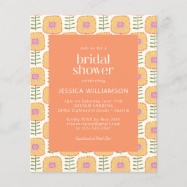 Vrijgezellenfeest begrotingretro Geel Oranje venti