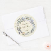 vrijgezellenfeest begunstigt stickers Boho Blue Bl (Envelop)