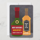 Vrijgezellenfeest bij de Bar Invitation Kaart (Voorkant)