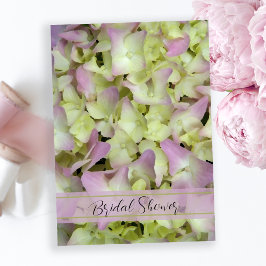 Vrijgezellenfeest bijna roze hydrangea Flowers Kaart