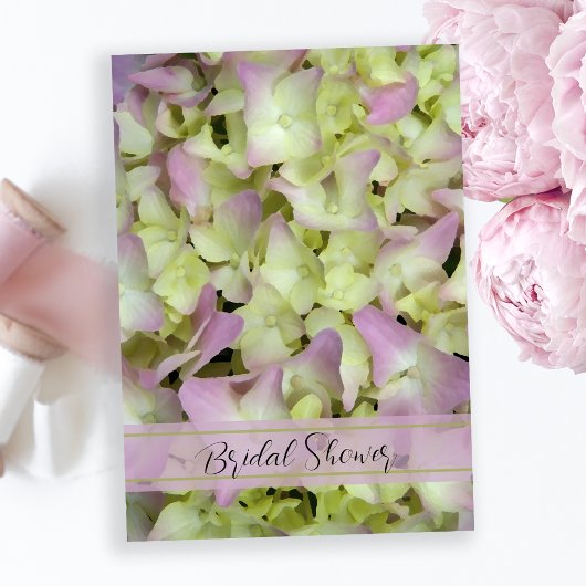 Vrijgezellenfeest bijna roze hydrangea Flowers Kaart
