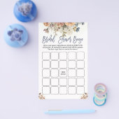 Vrijgezellenfeest Bingo Bruidsthee Dusty Blue Flyer (Enkel)