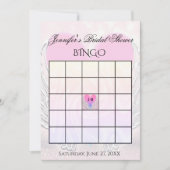 Vrijgezellenfeest Bingo Game Sjabloon Kaart (Voorkant)
