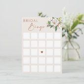 Vrijgezellenfeest Bingo Kaart van het Spel van de  (Staand voorkant)