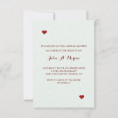 vrijgezellenfeest Bingo nodigt uit Kaart (Achterkant)